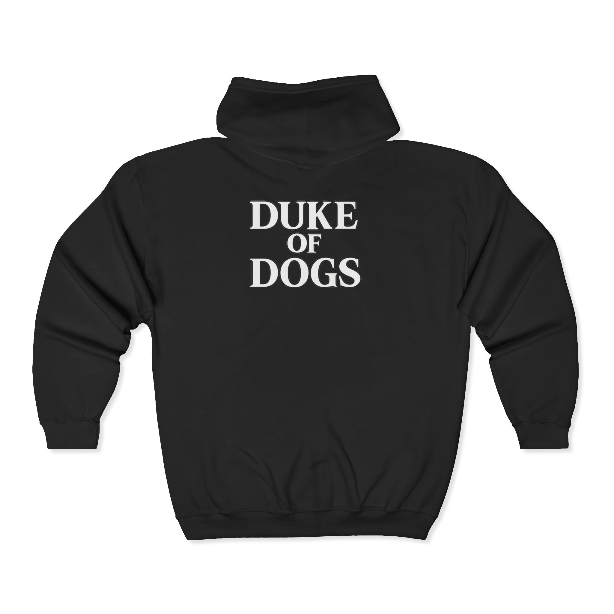 Zip Hoodie — Duke of Dogs Blue Stained Glass Fox